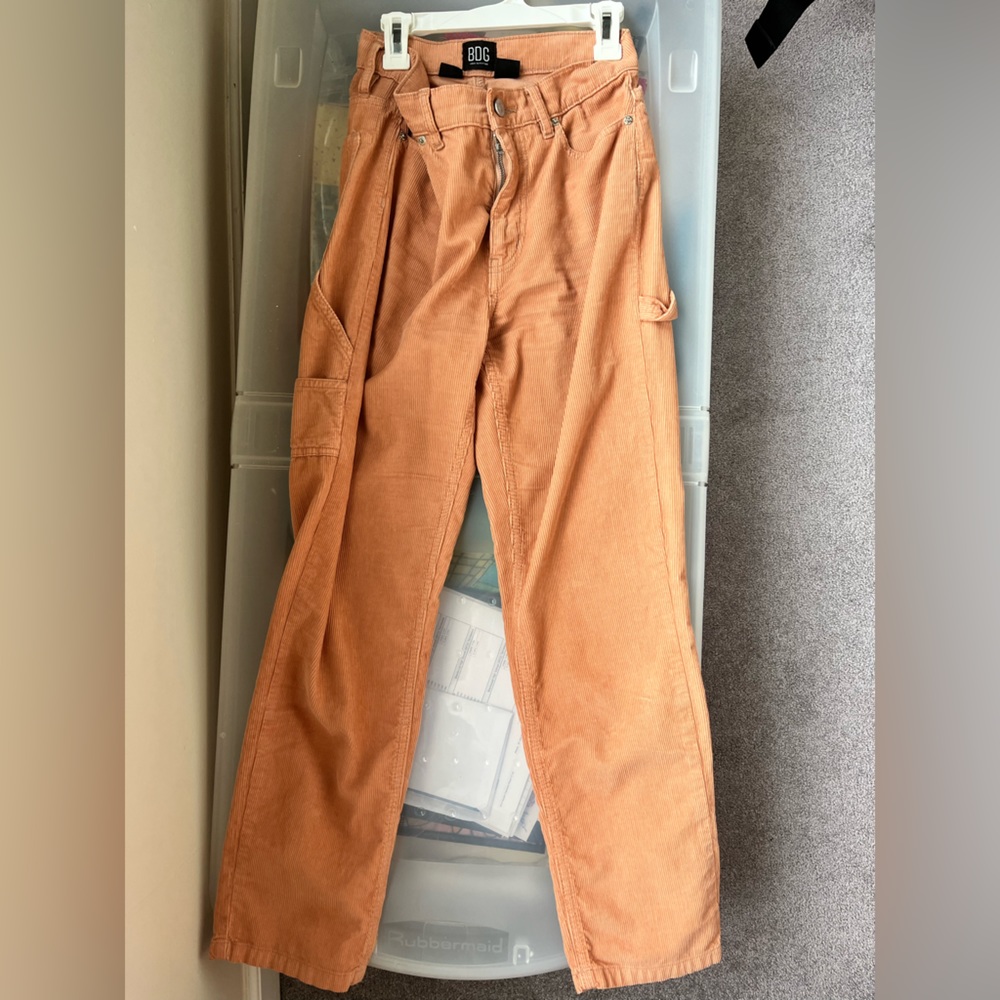 Corduroy BDG Urban outfitters slim straight jeans, size 25, hardly worn
